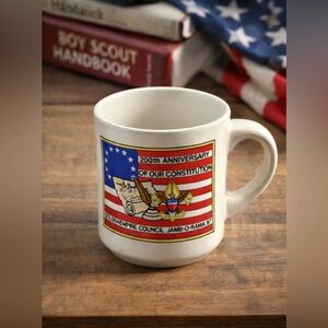 Rare 200th Anniversary Of Constitution Golden Empire Council Jamb-O-Rama ‘87 Mug
